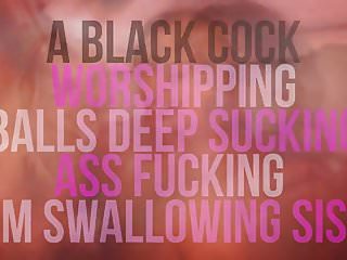 Dirty Talk, Very Big Black Cock, Black Sissy, JOI