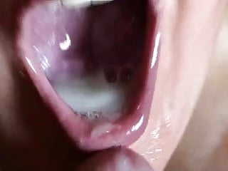 Swallowed, Swallow, Cumslut, Close up