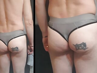 testing my new sexy men&#039;s briefs lingerie