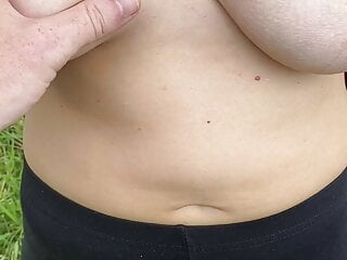 Wifes Tits Before Doggy...