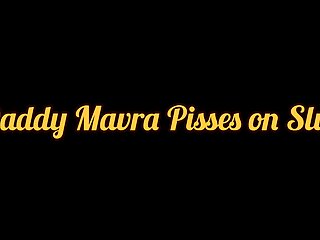 M4 Female Daddy Mavra Pisses On His Slut...