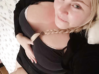 BBW, Homemade Black, Blondes Babes, Short Black Skirt