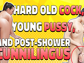 Old & Young, Old Man Licking Pussy, Czech Sex, European Teen