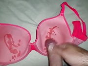 Spraying Pink Bra