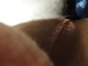 Close up of BBC dildo stretching my hole