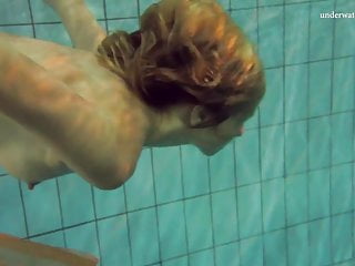 Naked swimming babe nastya...