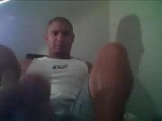 Straight guys feet on webcam #282