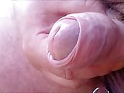very closeup Foreskin Penis Outdoor - i hope you like :-)
