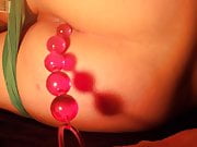Playing with pink beads part 1