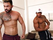 Muscle worship two cool guys