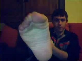 Straight Guys Feet On Webcam #293